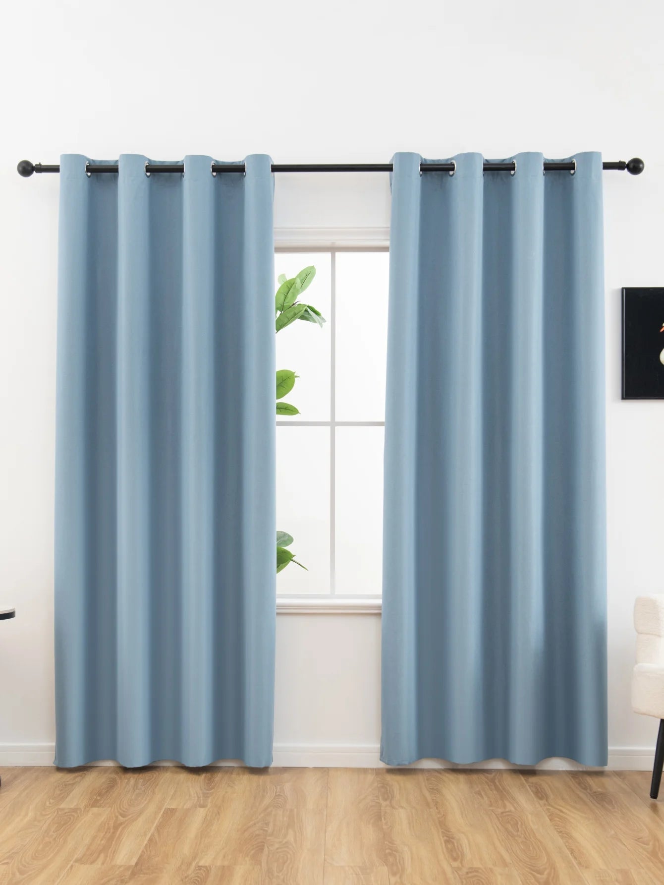 100% Blackout Curtains with Grommets – Solid Privacy Drapes for Bedroom & Living Room
