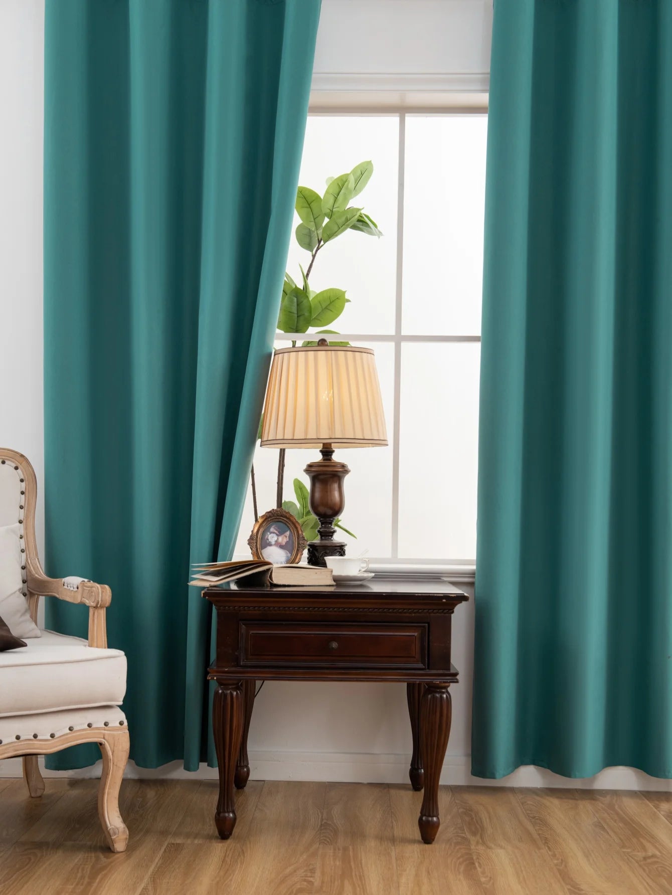 100% Blackout Curtains with Grommets – Solid Privacy Drapes for Bedroom & Living Room