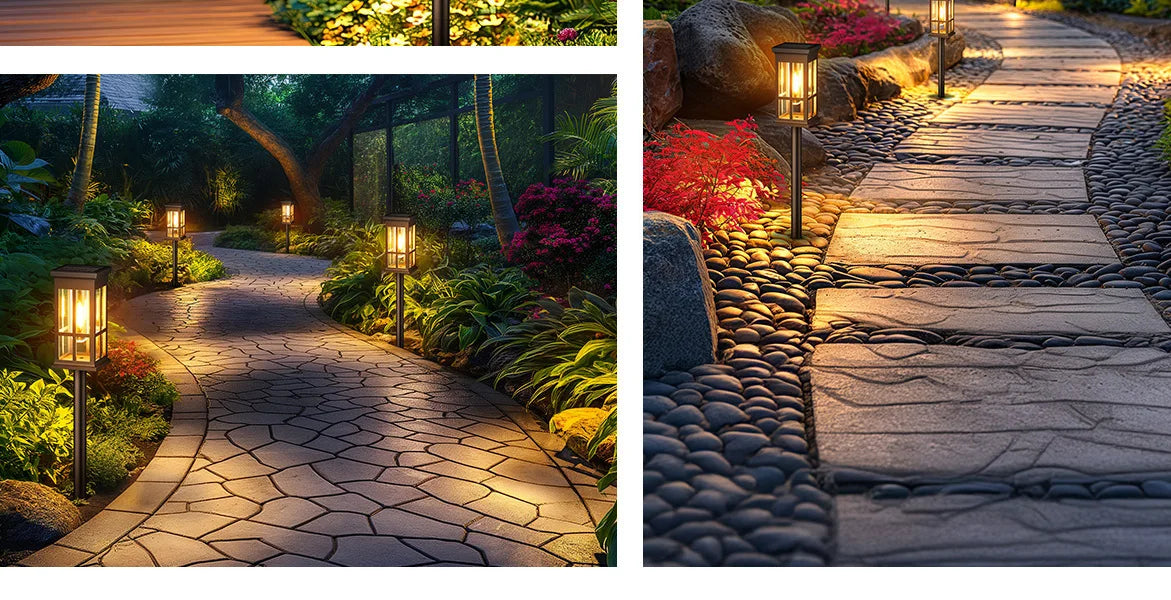 2/6/8 Pack Super Bright Solar Pathway Lights – Outdoor LED Lighting for Patio, Sidewalk, Garden & Yard Decor