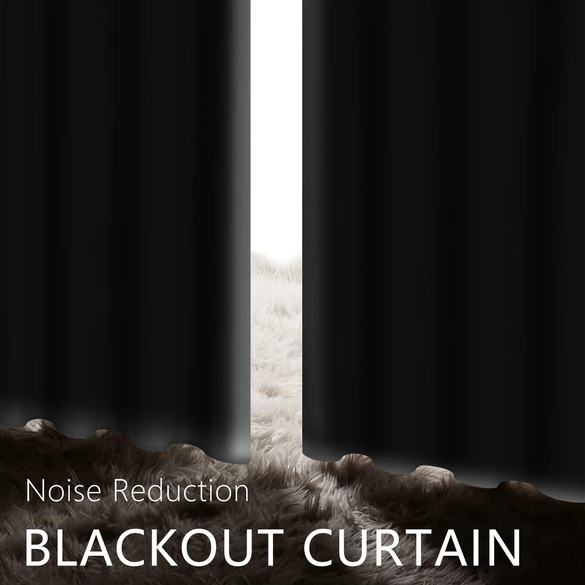 100% Blackout Curtains with Grommets – Solid Privacy Drapes for Bedroom & Living Room