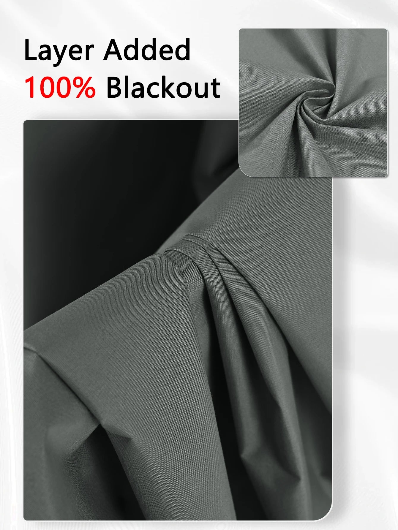 100% Blackout Curtains with Grommets – Solid Privacy Drapes for Bedroom & Living Room